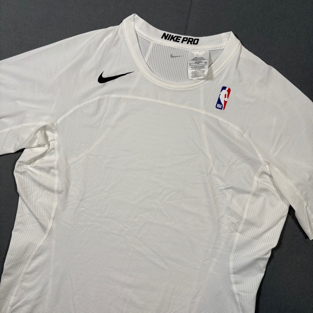 Nike NBA Team/Player Issue Nike Pro HyperCool T-Shirt XXL Tall White NWOT